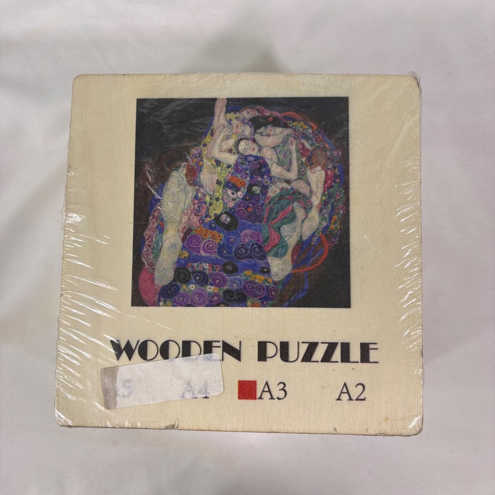 Crafthub Wooden Puzzle A3 Moderate Gustav Klimt The Maiden Unique Shape